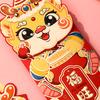 4Pcs Red Envelope Chinese New Year Red Packet Cute Cartoon Dragon Design Good Luck Money Envelope for Festive