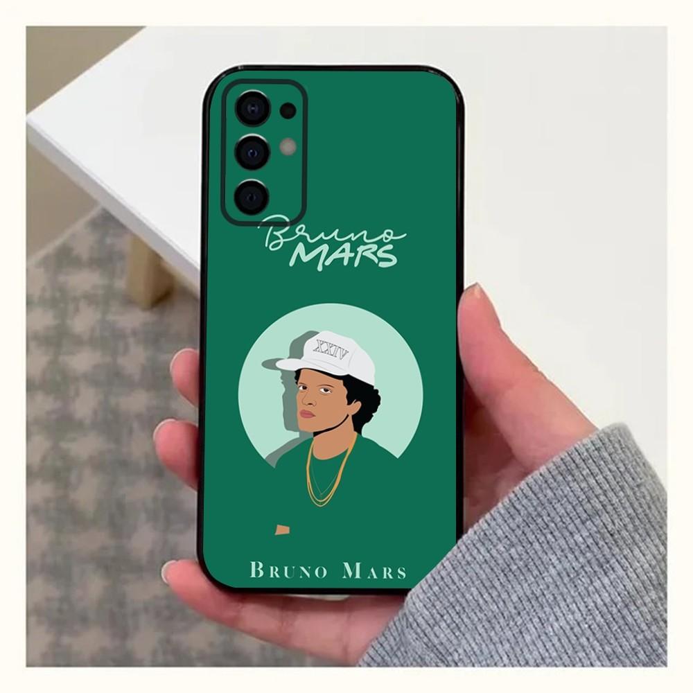 Чехол для телефона Singer B-Bruno M-Mars для Samsung S24, S21, S22, S23, S30, Ultra, S20, Plus, Fe, Lite, Note, 10, 9, 5G Черный Мягкий Чехол