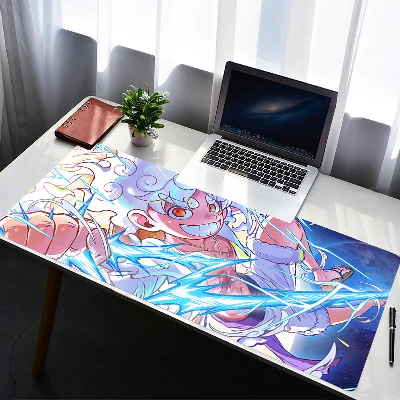 Mouse Pad PC Non Slip Rubber HD Mousepad Laptop Gamer Cabinet Keyboard Pad One Piece Luffy Office Computer Gaming Desk Mouse Mat