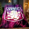 Aston Villa Crest Design Blanket Outdoor Flannel Blanket for Camping, Hiking, Garden Parties, Picnic Essentials,gift for family and friends