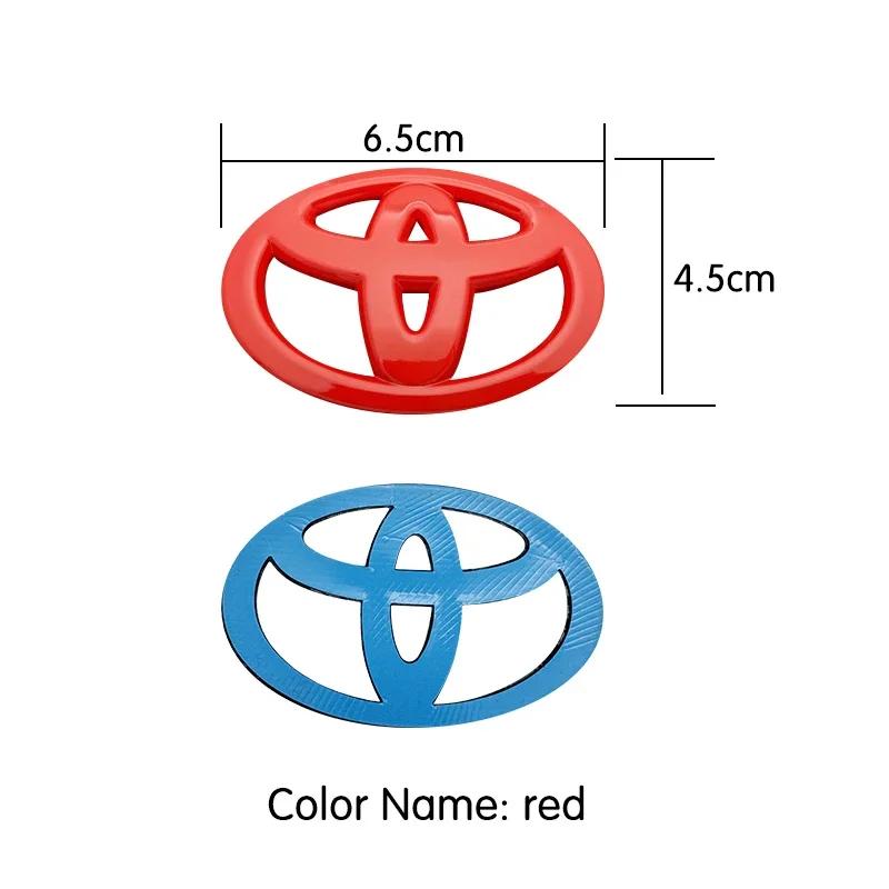 Наклейки-эмблемы на руль без разборки для Toyota Corolla Camry RAV4 Yaris Vios Hilux Prius CHR Аксессуары