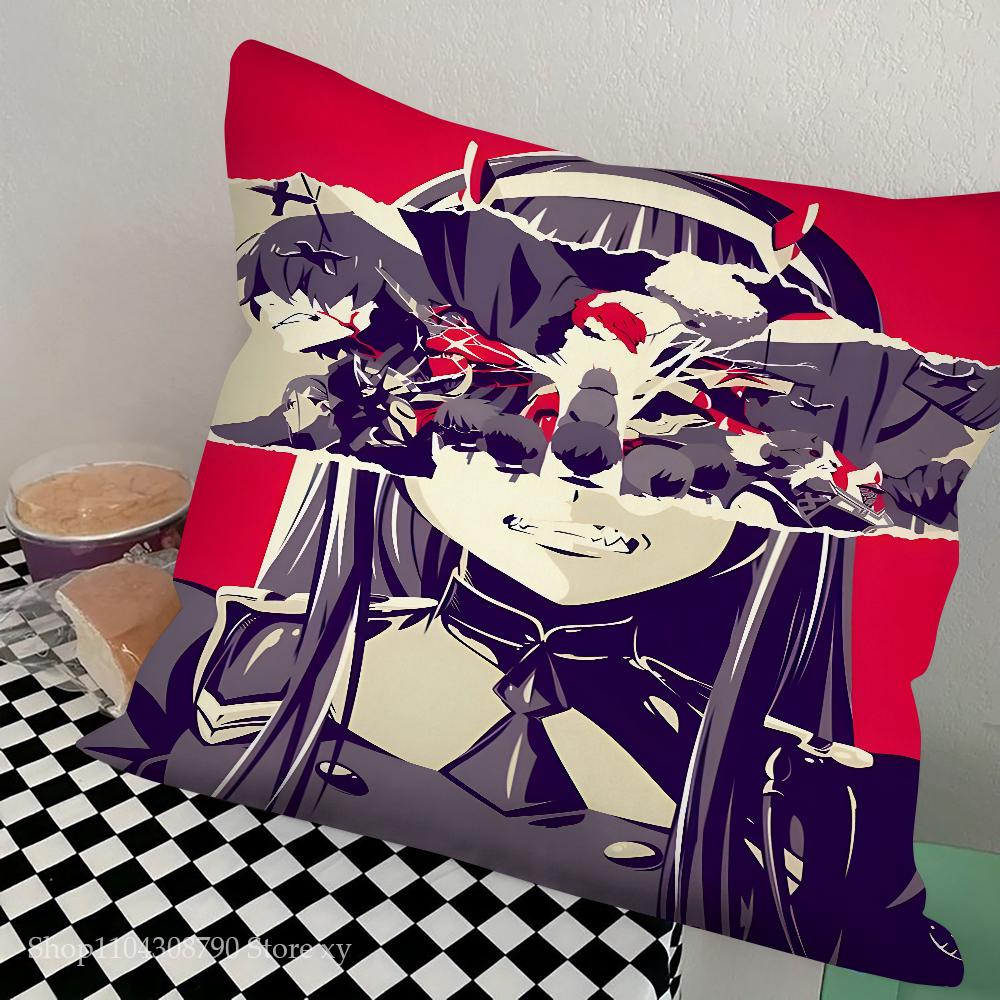 Аниме Darling In The Franxx Наволочка Квадратная Подушка Спальня Диван Досуг Комфорт Подушка Автомобиль Гостиная Домашний Декор