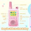 2026 Multifunctional Kids Video Walkie Talkies 2 Pack 180° Camera Games Rechargeable Child Video Intercom Girls Boys Kids Outdoor Toys Birthday Gifts