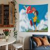 Cyte PPonyo Anime On The Cliffes Hanging Bohemian Tapestry Japanese Wall Tapestry Anime Kawaii Room Decor