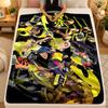 Flannel BlanketSplatoon Warm Soft Throw Blanket for Indoor Sofa Bed Living Room Use