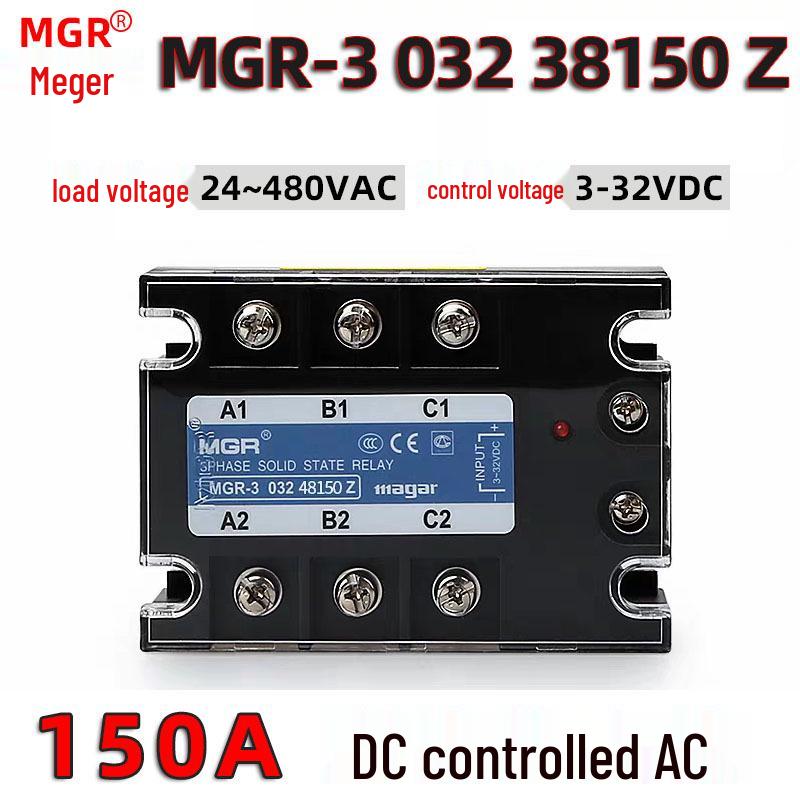 Three-phase Solid State Relay MGR-30323840Z, DC-Controlled, AC 20A/25A/10A/60A/120A