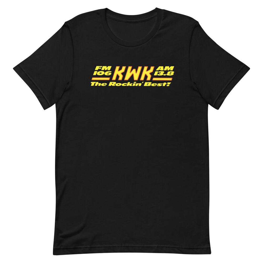 KWK FM 106 AM 13.8 The Rockin' Best T-shirt
