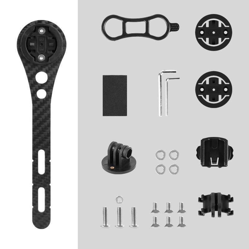 Держатель для велосипедного компьютера из углеродного волокна, крепление для велосипедного компьютера на руль, держатель для велосипедного спидометра для Garmin