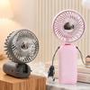 Portable Neck Fan, 3 Speed Foldable Handheld Fan, USB Rechargeable Small Personal Fan for Outdoor Travel, Desk Cooling Fan for Home Office