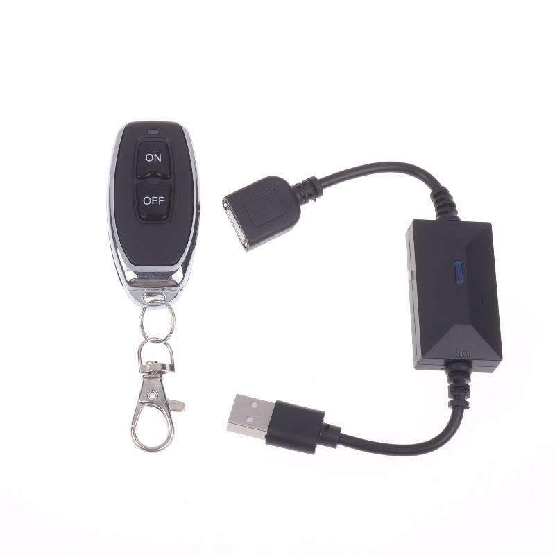 1 Набор Вкл/Выкл USB 433 МГц Беспроводной Радиочастотный Пульт Дистанционного Управления Переключатель Подходит Для Светодиодной Ленты Лампы Для Чтения Светильника Вентилятора