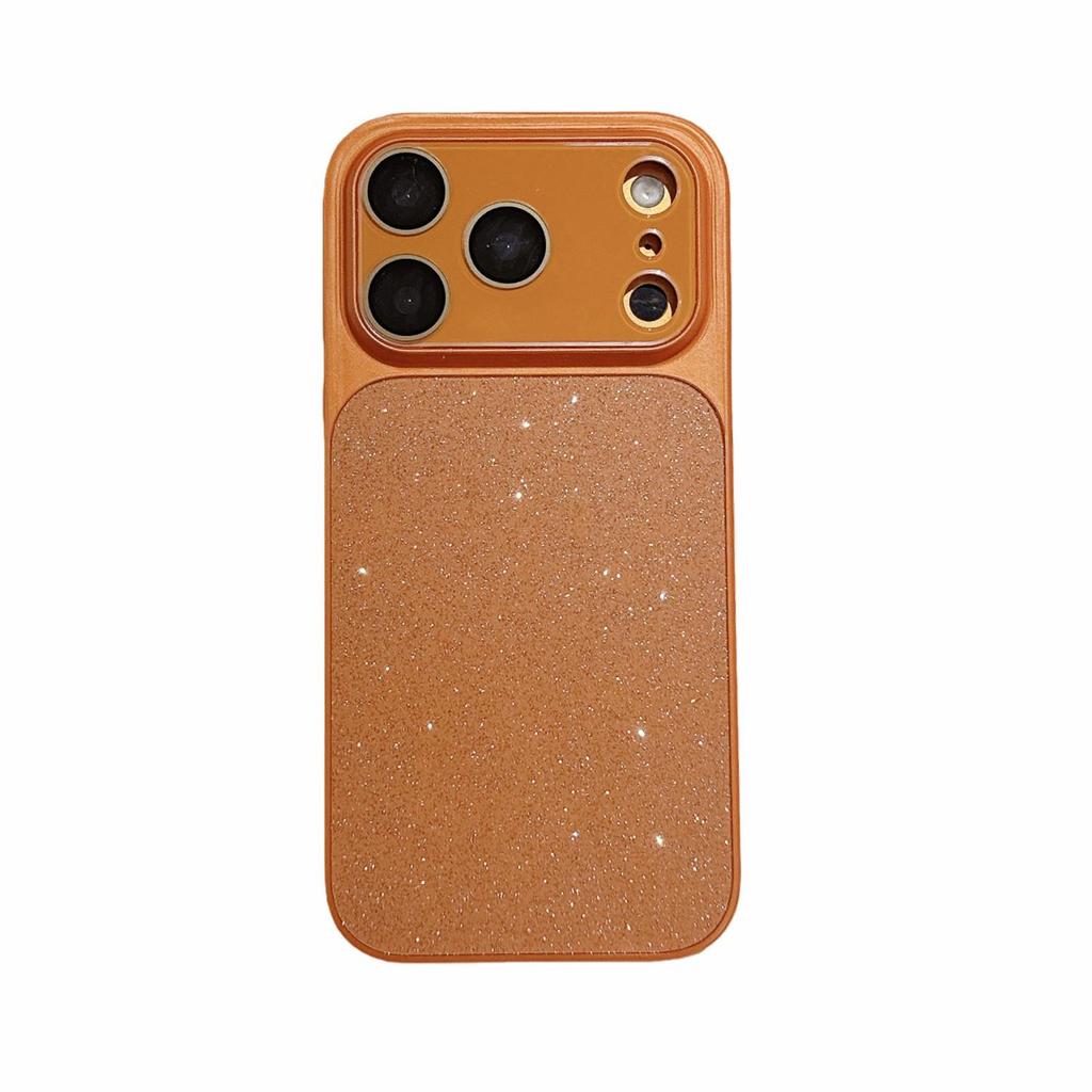 Чехол Lux Glitter с полным покрытием для iPhone 17 Pro Max с защитой камеры и противоударными свойствами