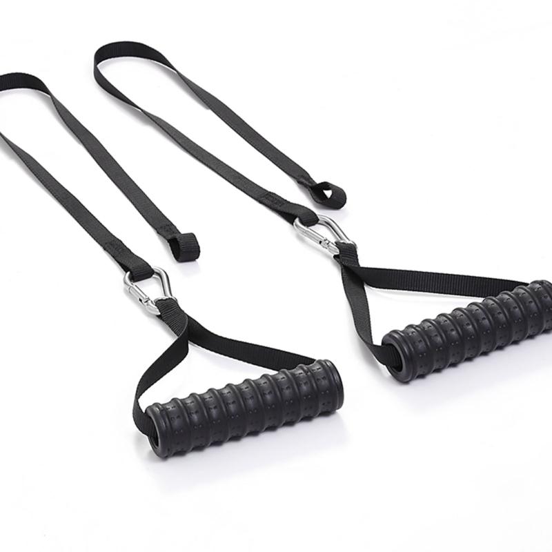 Тяга верхнего блока, гриф для упражнений, тросовая рукоятка, ремень для силовых тренировок, тренировки спины и рук, оборудование для силовых тренировок