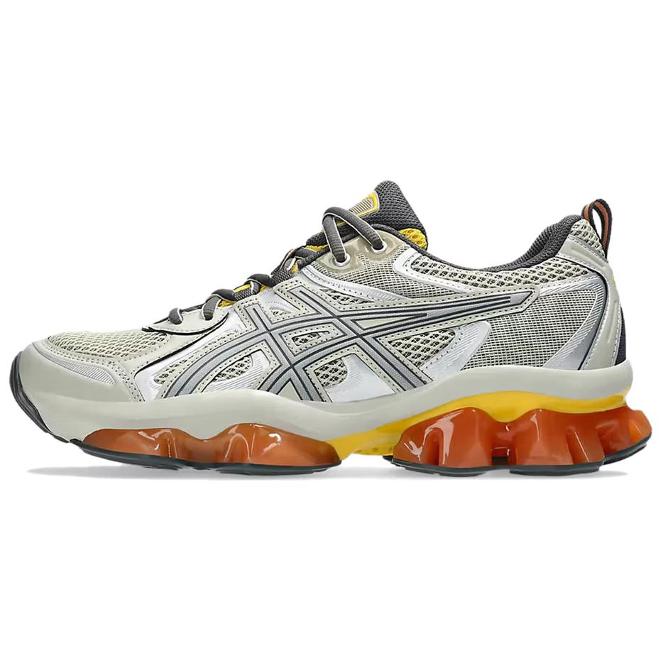 Asics GEL Quantum Kinetic Износостойкие Низкие Беговые Кроссовки Унисекс Серебристо-Серые Кроссовки 1203A270-026