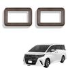 EopTatoo Совместимо с Alphard Vellfire Серия 40 Панель переключателей сидений второго ряда, Декоративная накладка, Индивидуальные детали, Аксессуары, Товары для интерьера (Текстура древесины)