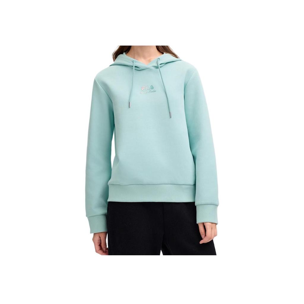 Fila Heritage Толстовка с длинным рукавом, удобная, мягкая, с капюшоном, женская, конопляно-зеленая, F11W518206F-GN