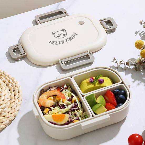 Lunch Box BPA Free Microwave Safe Large Capacity Leak-proof Bento Box Portable Divided Food Storage Container