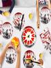 10Guests Halloween Party Decoration Ghost Festival Supplies Bloodstained Handprint Plates Cups Napkins Happy Halloween Day 2026