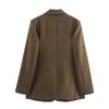 Fashion Style 2024 Fall and Winter New Women's Basic Lapel Long Sleeves Casual Suit Jacket 1255887