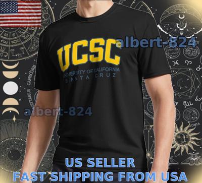 НОВАЯ ФУТБОЛКА UCSC - ЛОГОТИП UC SANTA CRUZ СМЕШНАЯ АМЕРИКАНСКИЙ РАЗМЕР ОТ S ДО 5XL