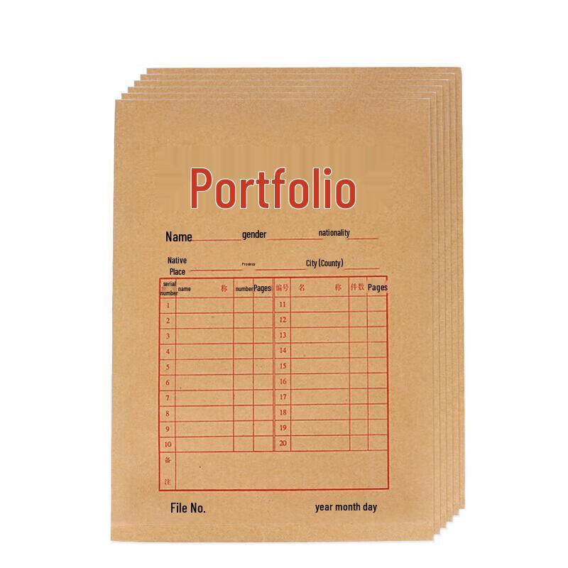 Chenguang A4 Kraft Paper File Bags