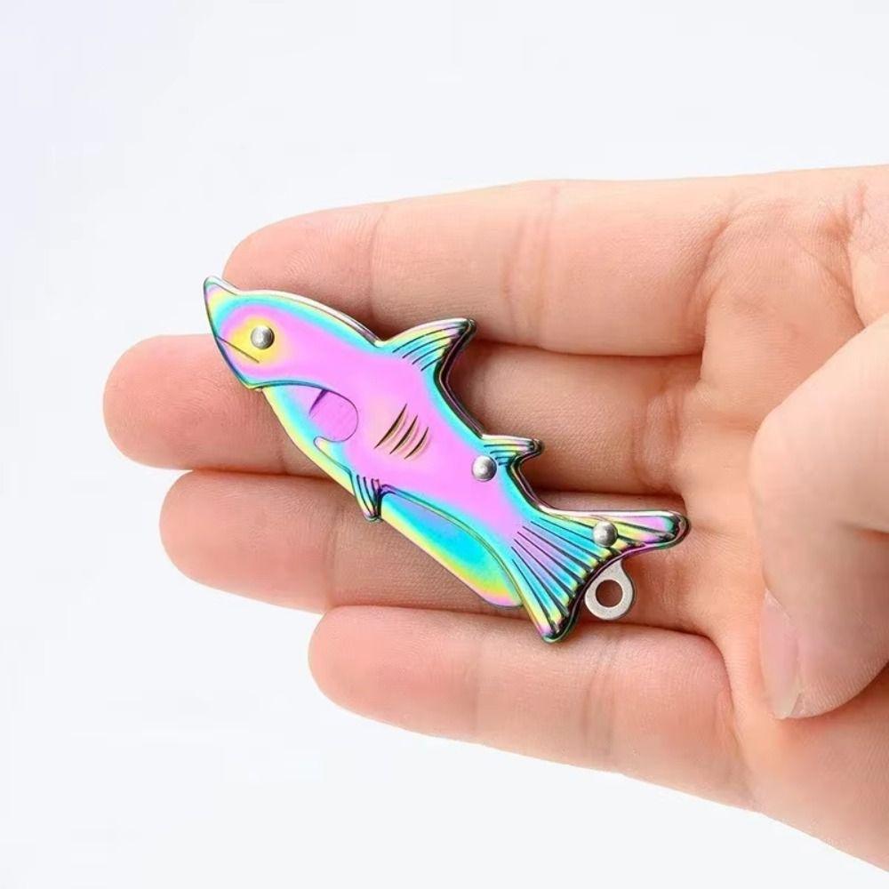 Stainless Steel Fruit Cutter Safe Pocket Cutter Durable Portable Folding Cutter Keychain  Travel