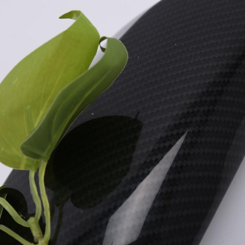 Для TOYOTA PRIUS Prime 2017-накладка на зеркало заднего вида автомобиля, аксессуары, черное боковое зеркало из углеродного волокна из углеродного волокна