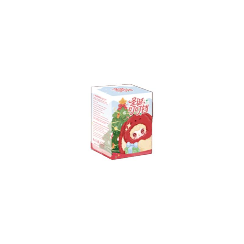 Yooki Christmas Jingle Bells Vinyl Plush Blind Box Trendy Toys Cute Doll Backpack Pendant Decoration Mystery Box surprise Gifts