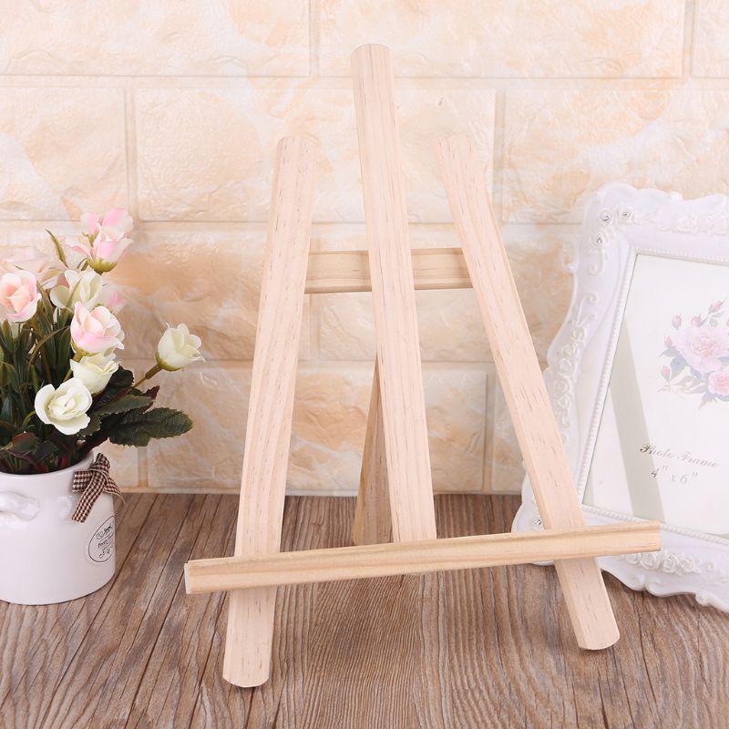 NEW Wood Table Easel Tablets Stand Easel Painting Craft Wooden Stand For Party Decoration Art Supplies