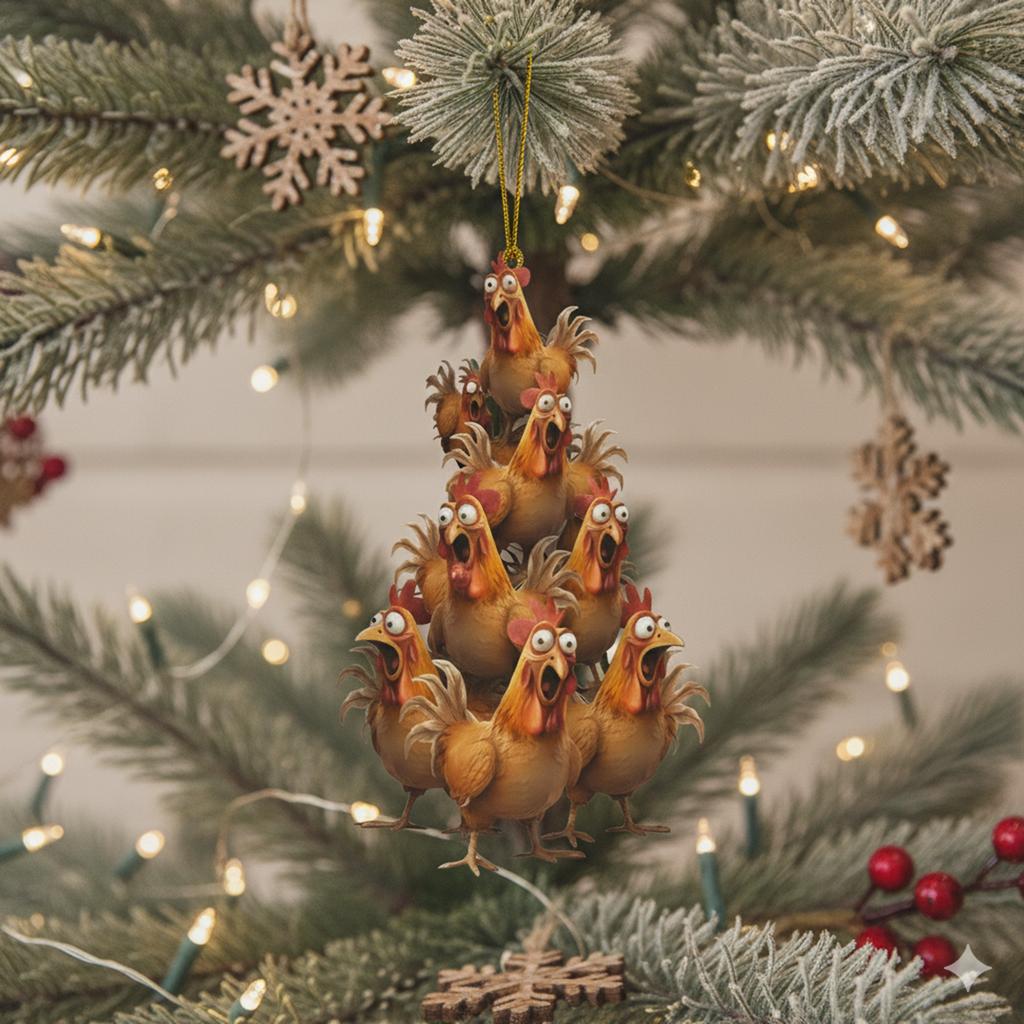 2D Thanksgiving Turkey Pendant, Christmas Tree Pendant, Home Decoration, Acrylic Pendant