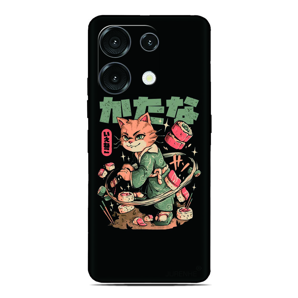 Samurai Mask Phone Case For Oukitel C69 C3 C2 C68 C62 C61 C57s C57 C58 P1 C1 Pro C59 C53 C51 C50 C38 C36 C35 C21 WP50 Cover