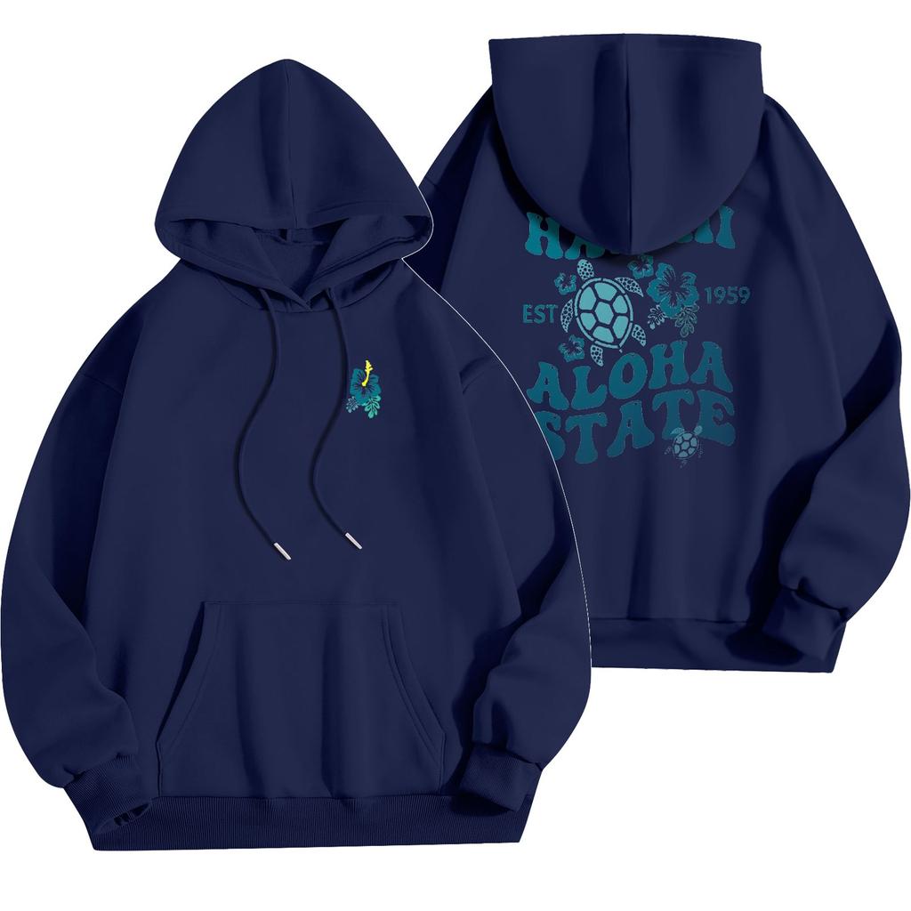 Женский модный легкий свитер с длинными рукавами и карманами с цветочным принтом