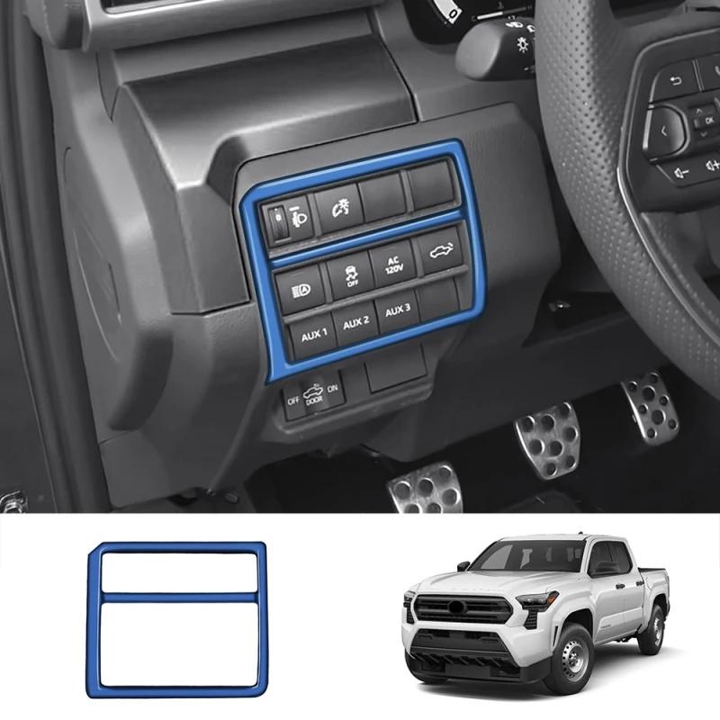 ABS синий Для TOYOTA TACOMA 2024 2025 интерьер Автоаксессуары ручка двери кнопка стеклоподъемника центральная консоль панель переключения передач