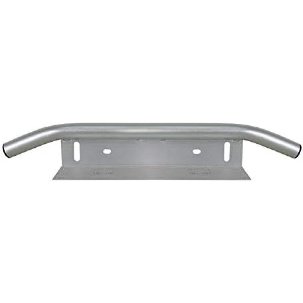 SKYWORLD 22.8 Inch Bull Bar Aluminum Alloy Front Bumper License Plate Mount Bracket Holder For Daytime Running Light Offroad LED Light Bar,Silver