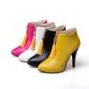 Women's High-heeled Short Boots, Versatile Slim Heeled Tassel Boots, New Autumn and Winter Oversized Boots