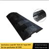PVC Cable Trunking Rubber Speed Bump - Anti-Stepping, Pressure-Resistant Cover for Indoor/Outdoor Cable Protection and Crossing.