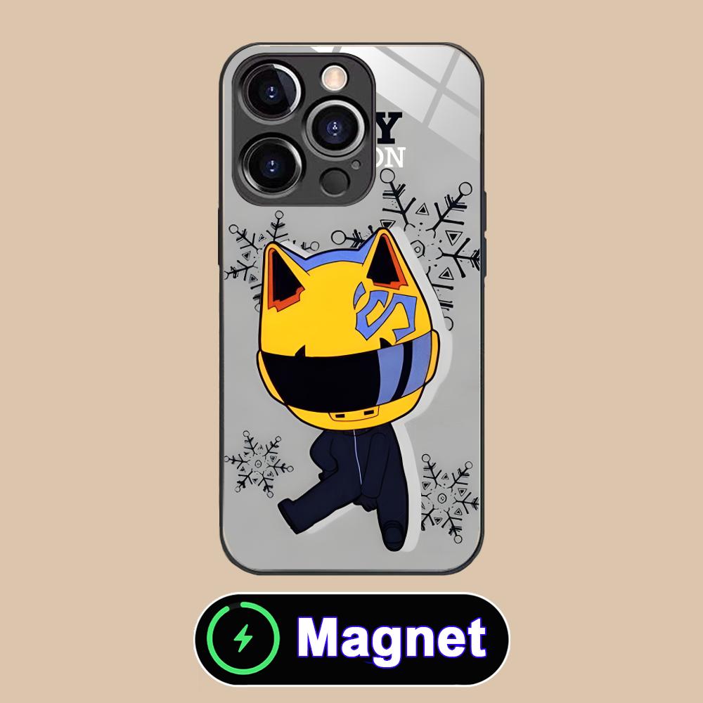 Anime Durarara Phone Case for iPhone 17 16 15 14 13 12 11 Air Pro Max Plus Mini Glass MagSafe Cover