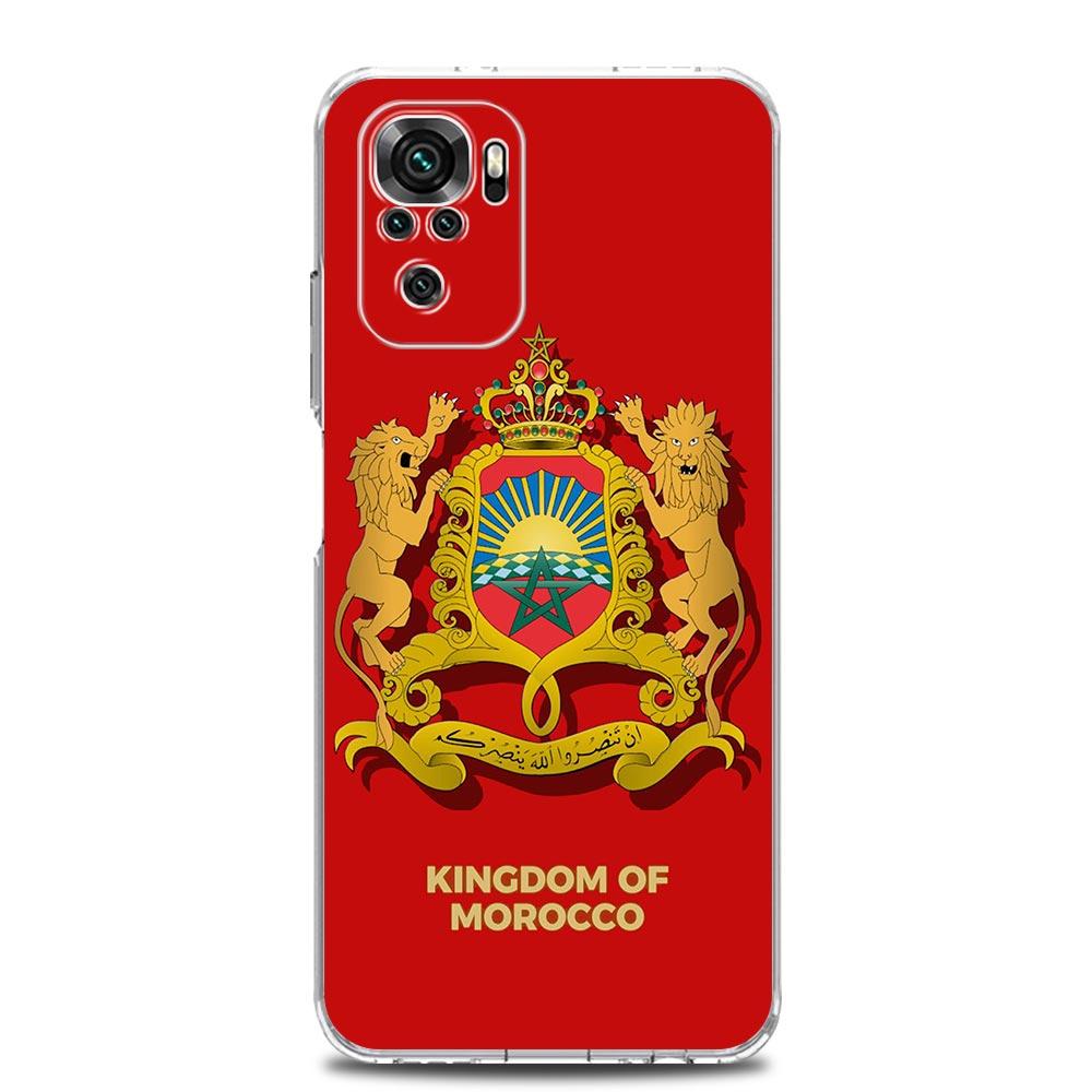 Moroccan flag Maroc Morocco Phone Case For Xiaomi Redmi Note 14 13 12 4G 9S 9 10 11 Pro Plus 5G 9T 14C 13C 12C 10C 9C 9A Cover