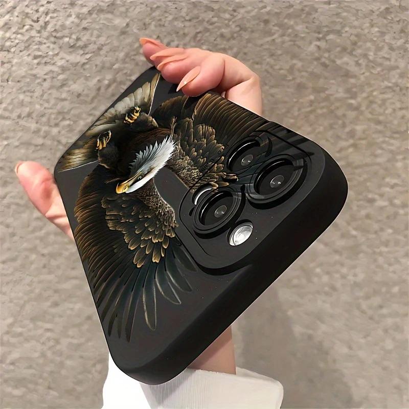Phone Case For Xiaomi Redmi Note 13 12 11 10 14 Pro Plus 5G 12S Eagle Spreads Its Wings Painting Cover Redmi 13C 14C 4G Fudas