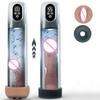 LCD Electric Penis Pump Automatic Male Masturbator Vacuum Pump with 4 Training Pressure & 5 Suction Modes Adult Sex Toy for Men