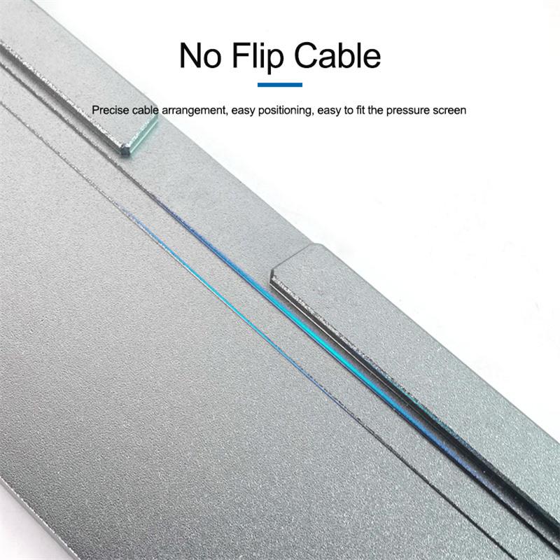 SS-061 IP Series LCD Screen Positioning Mold for iPhone 6-14 Pro Max,Aluminum Alloy OCA Laminating Mould Repair Tools