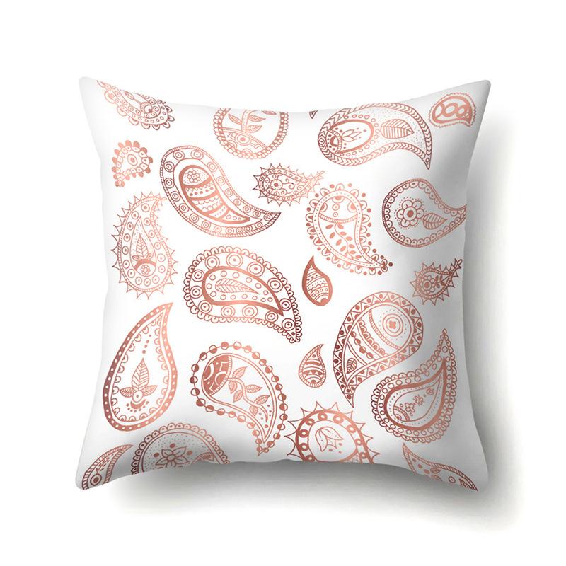 Polyester Pillowcase Automobile Decoration Home Printed Pillowcase Car Cushion Cover Bedside Pillowcase