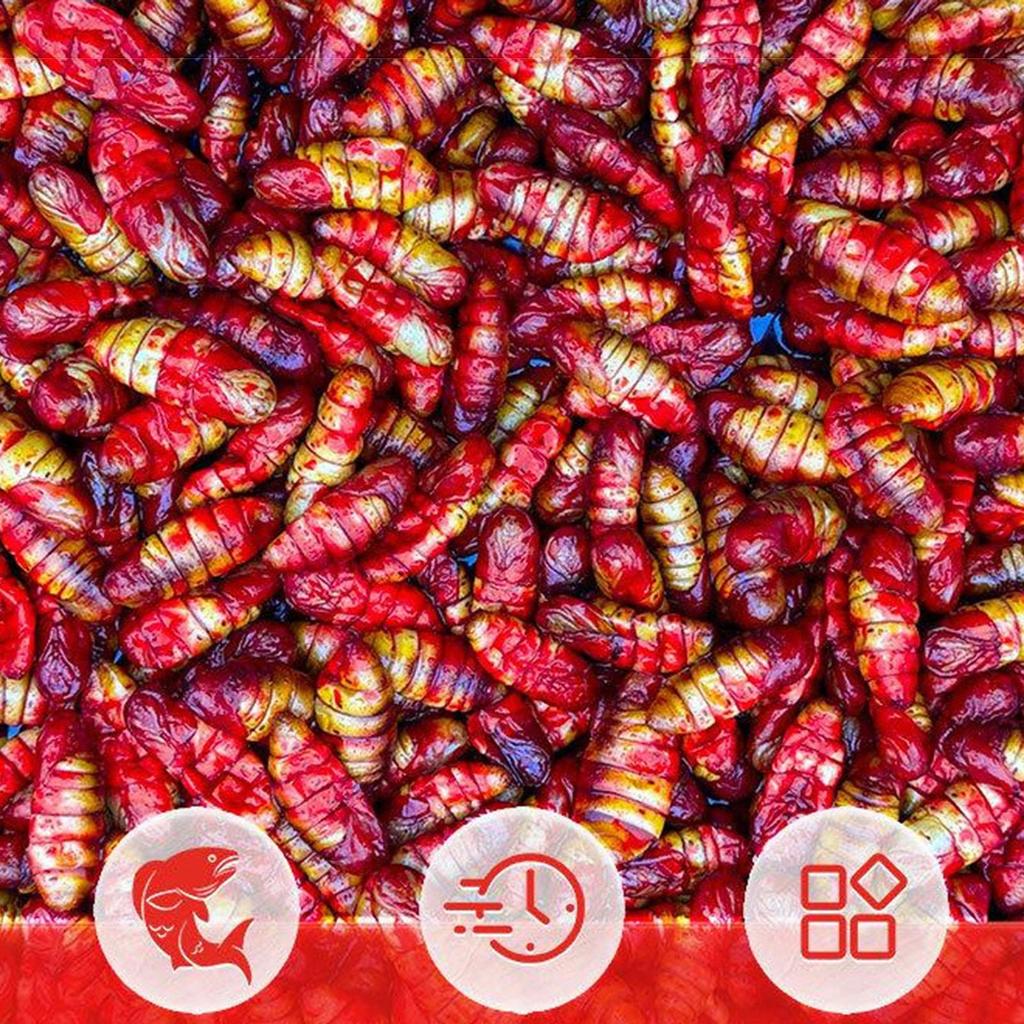 Fish Attractant Saltwater 100ml Red Worm Bait Liquid Concentrated Fishing Bait Additive for Lake River Pond Sea Trout Perch Cod