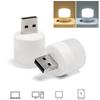 Маленький 5 В USB порт для чтения книг карманный мини светодиодный ночник лампа для кемпинга зарядка внешний аккумулятор круглая защита для глаз