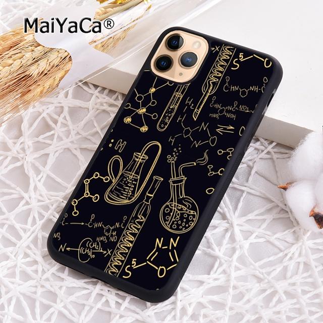Vintage Seamless Chemistry Laboratory Phone Case For iPhone 17 Air 16 pro max 15 14 plus 12 13 Cover coque