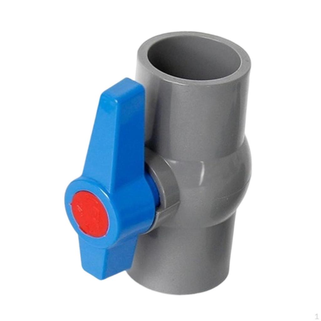 PVC Ball Valve Pipe Fitting with T Handle Water Shut Off for Projects