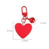 1 шт. Подарки для вечеринок, колокольчики, брелок в форме сердца, брелок для ключей, подвески для сумок, автомобильные брелки, милые амулеты