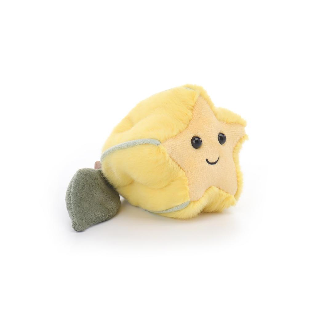 Apricot Lamb Fresh Carambola Plush Toy for Kids, Soft and Cute, Fluffy Fresh Carambola for Girls and Boys, 12cm