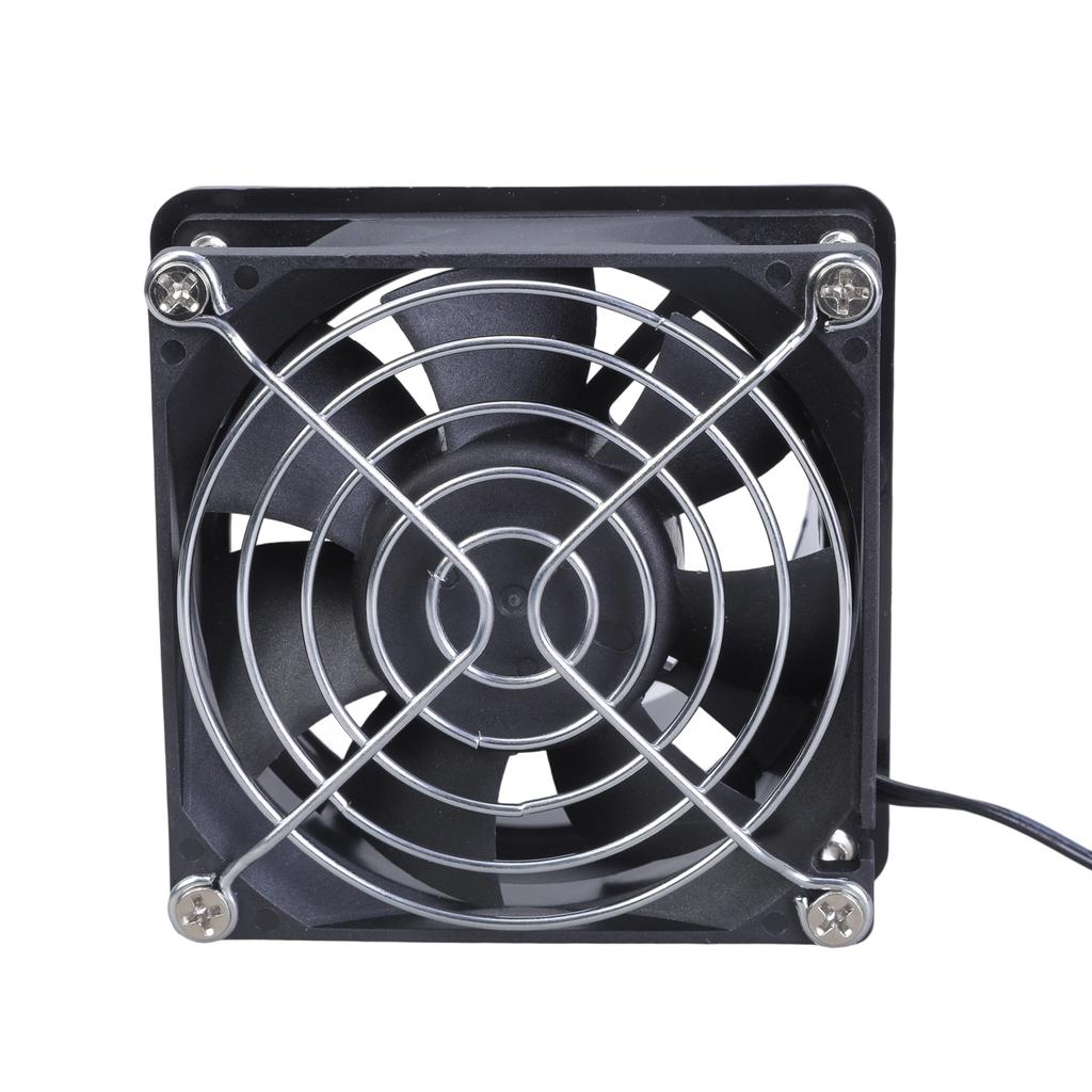 Вытяжной вентилятор 3800 об/мин 80 мм 12 В Вытяжка для воздуха Удалитель дыма Вытяжной вентилятор для пайки Офис Холл Гидропоника Кухня