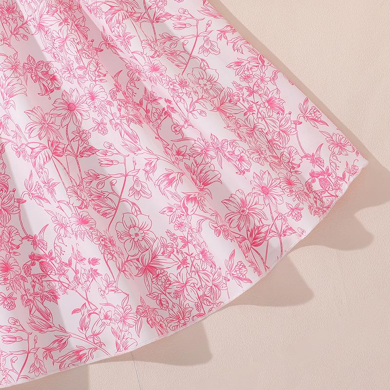 Одежда для девочек 7-12 лет Летние платья Винтажные платья принцессы в горошек с коротким рукавом Платья принцессы для больших детей Платья для вечеринок