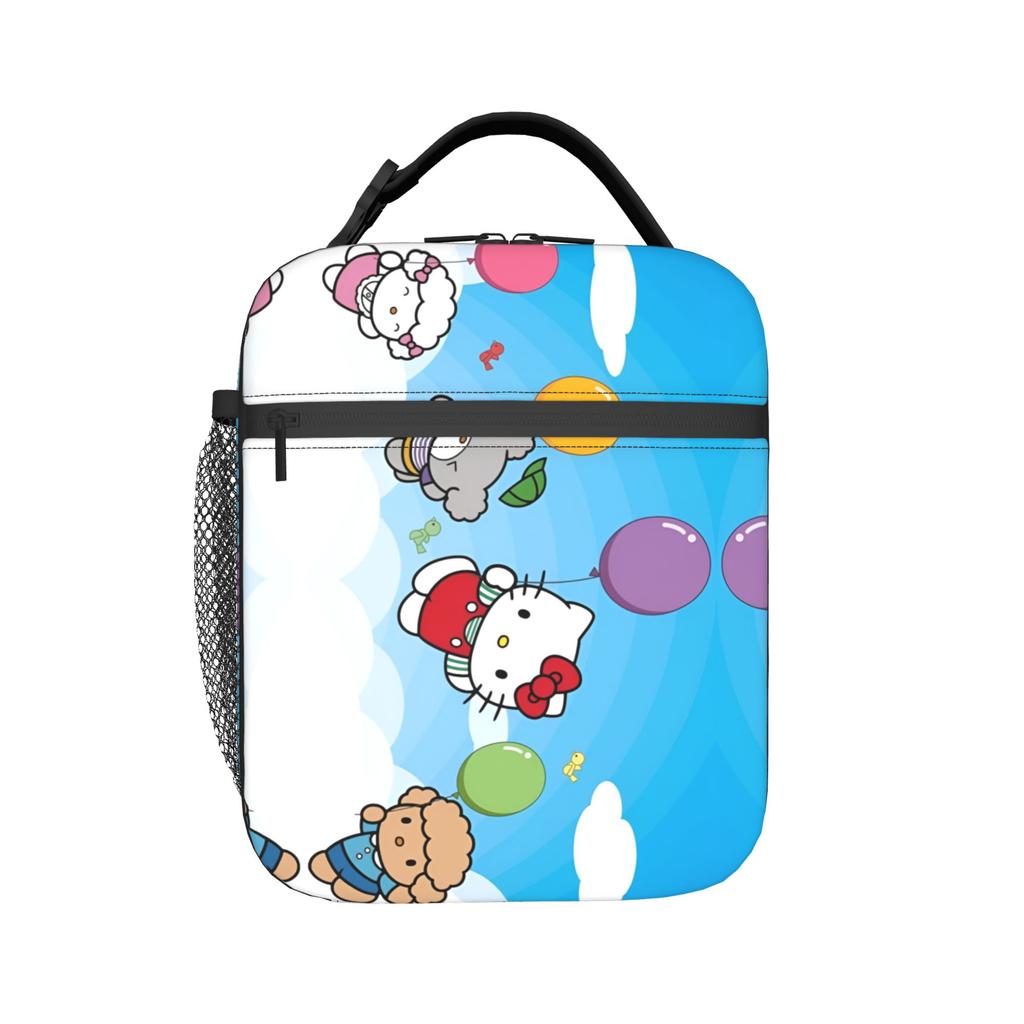 Custom Kitties Kitten Insulated Lunch Bag for Work School Cat Anime Resuable Cooler Thermal Bento Box Men Women